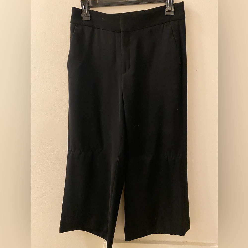 Banana Republic Black Culottes/Wide Leg Trousers